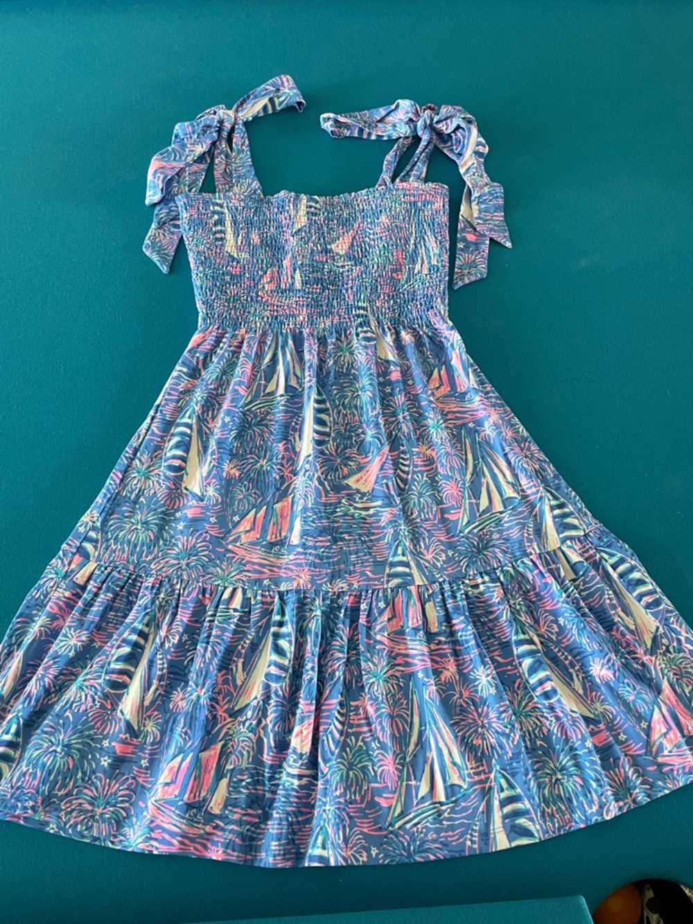 NWOT Lilly Pulitzer Smocked Dress XS